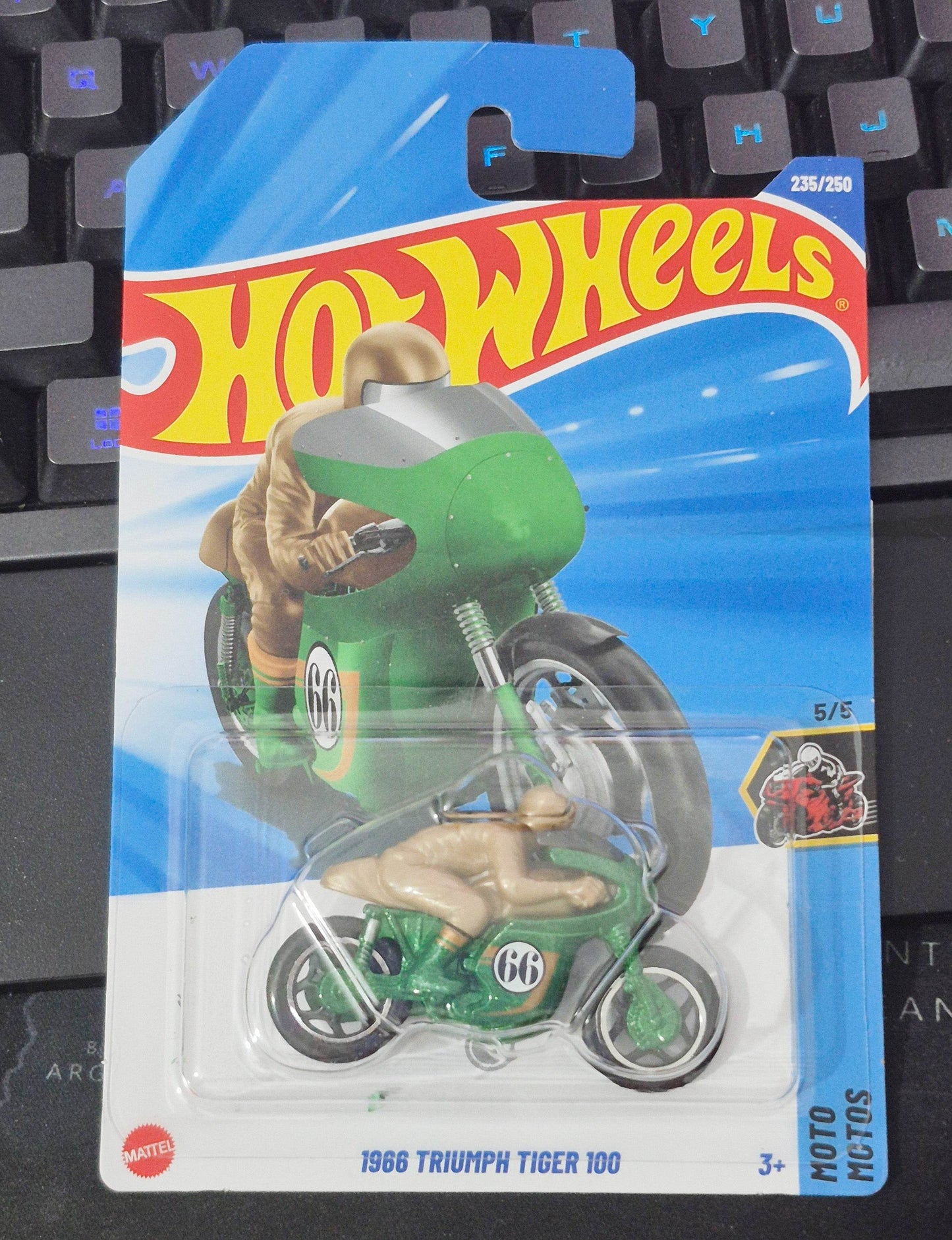 Hot Wheels toy motorcycle