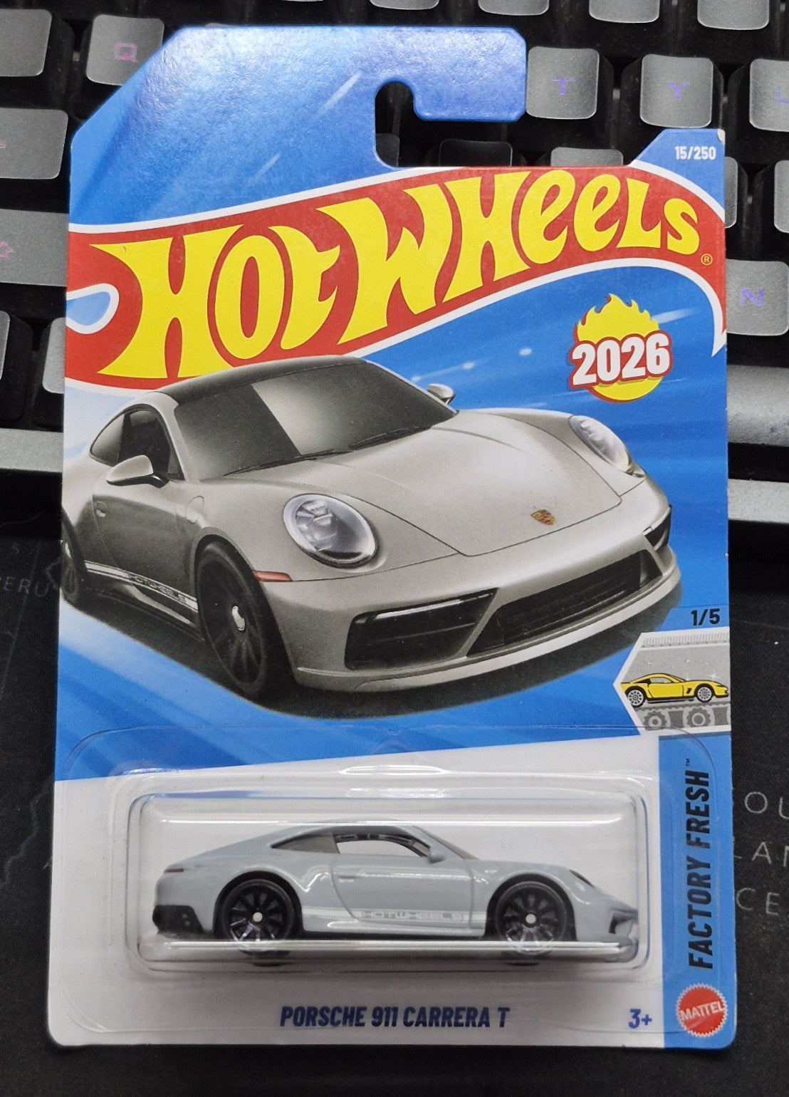 HOT WHEELS - PORSCHE 911 CARRERA T - GRAY