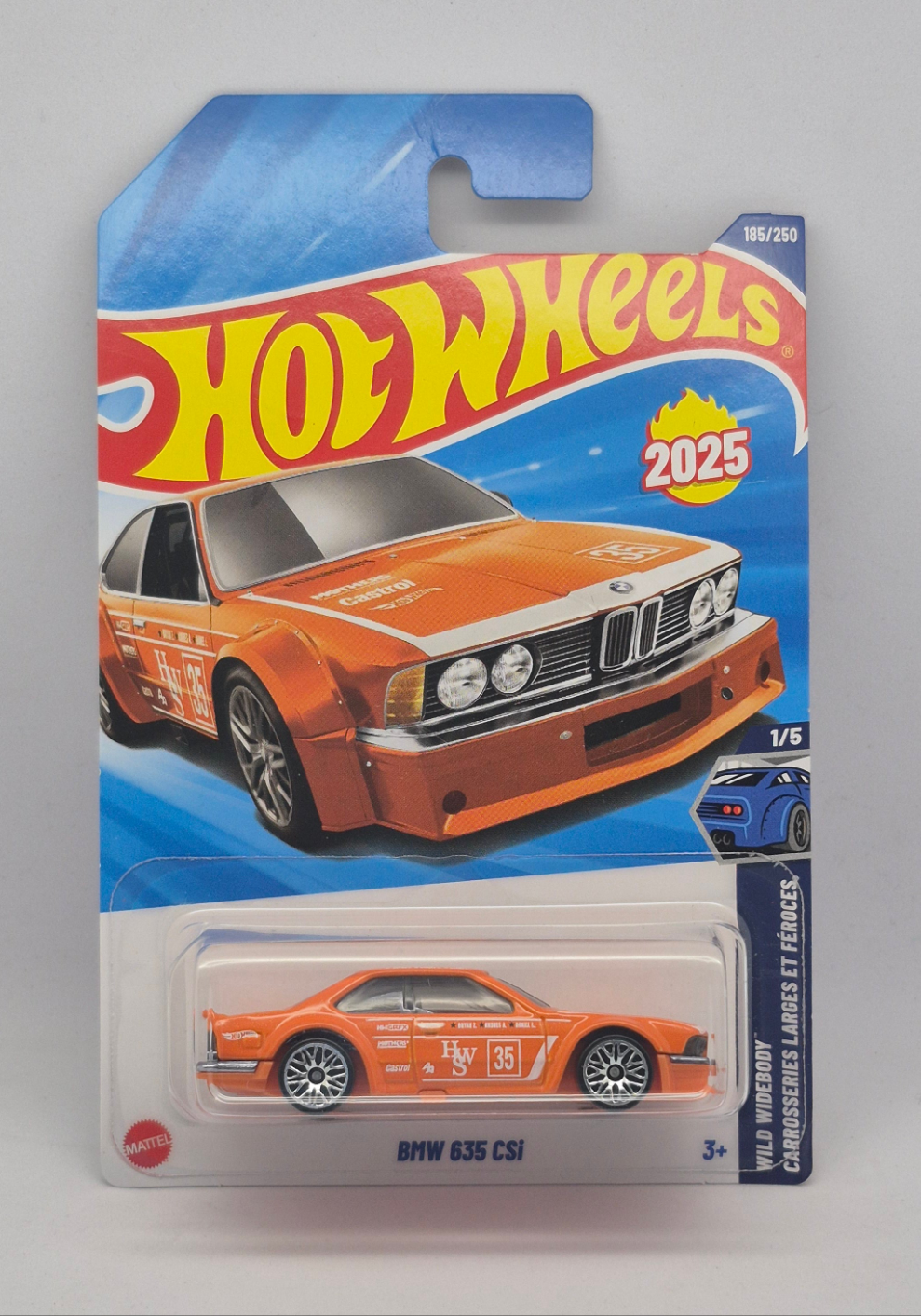 HOT WHEELS - BMW 635 CSI - ORANGE