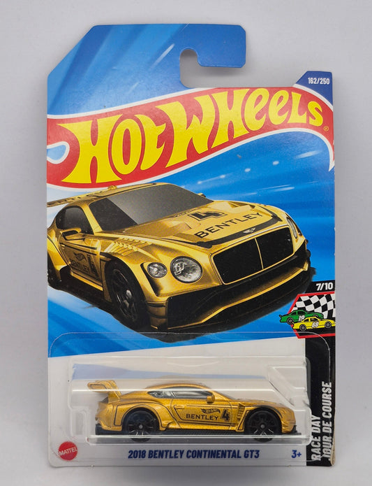 Hot Wheels toy car in packaging on a gray background