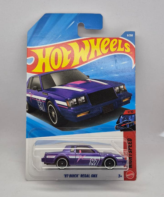 Hot Wheels toy car in packaging on a gray background
