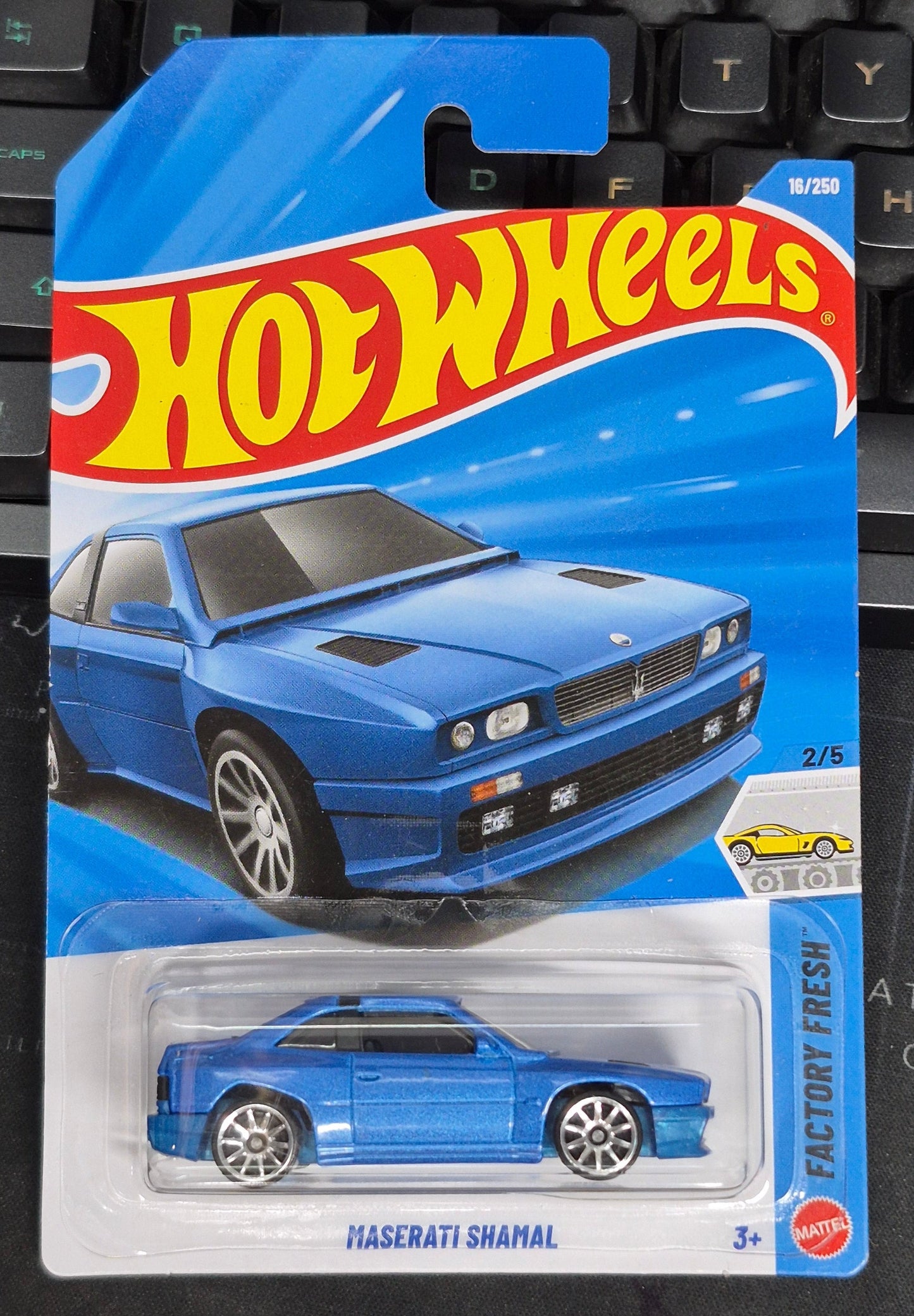 HOT WHEELS - MASERATI SHAMAL - BLUE